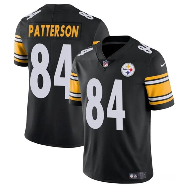 Women's Pittsburgh Steelers #84 Cordarrelle Patterson Black Vapor Football Stitched Jersey(Run Small)